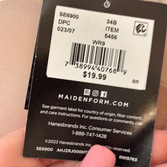 Maidenform Convertible Nude Bra in Women’s Size 34B NWT Style #15673 - Picture 3 of 5